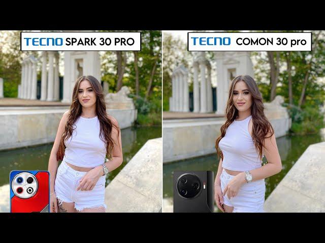 Tecno Spark 30 Pro Vs Tecno Comon 30 Pro Camera Test & Comparison