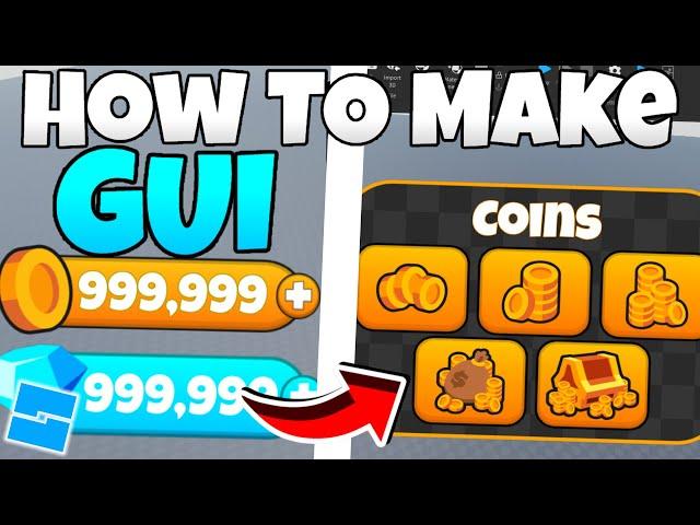 How To Make GUI | Roblox Studio