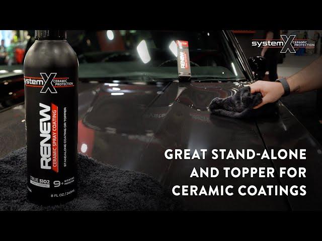 System X RENEW - Versatile and Easy-to-Use Ceramic Spray Coating