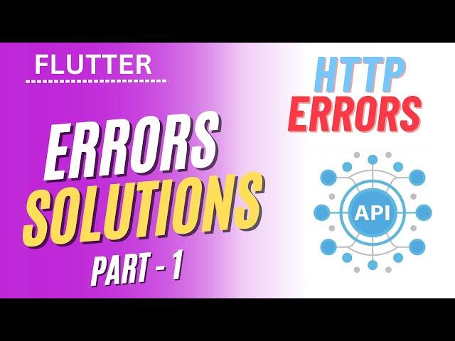 ERROR SOLUTION || Http Errors || Server Setup || Flutter || Studyheart