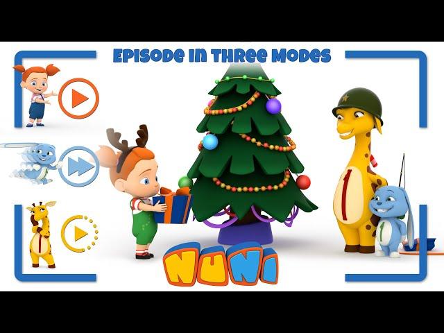 NuNi in Three Modes Christmas special cartoon animation for kids️️