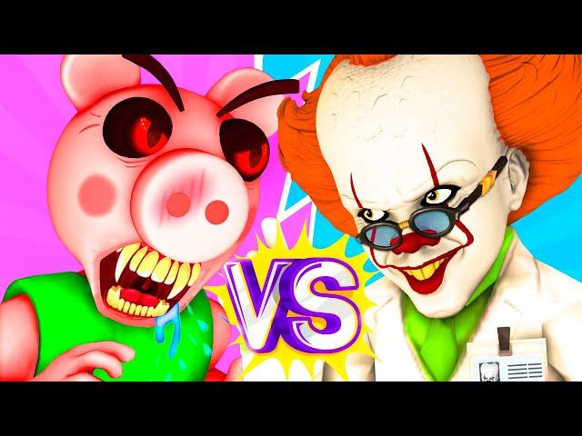 ПИГГИ vs ПЕННИВАЙЗ - ФИЛЬМ (Ной Все Серии Подряд Roblox Piggy Роблокс Свинка Пеппа 3D Анимация)