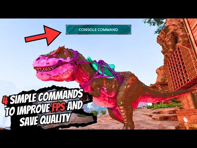 Ark Survival Ascended Single Player Console Commands Xbox and PS5 | Better Performance FPS+