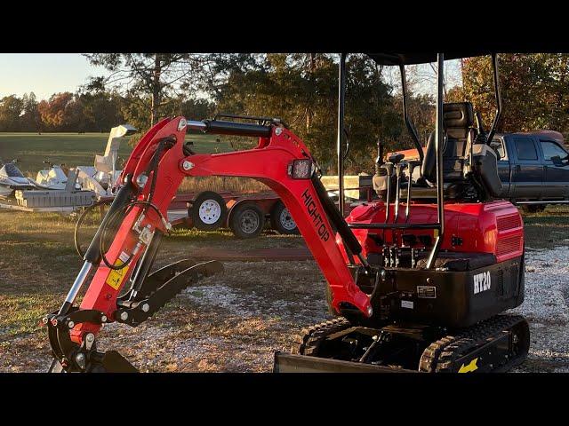 Hightop HT20 First Look - Chinese Mini Excavator