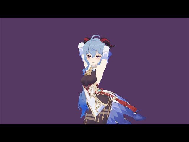 【Genshin Impact MMD】 Mona Ganyu Hon Dance |TIKTOK |