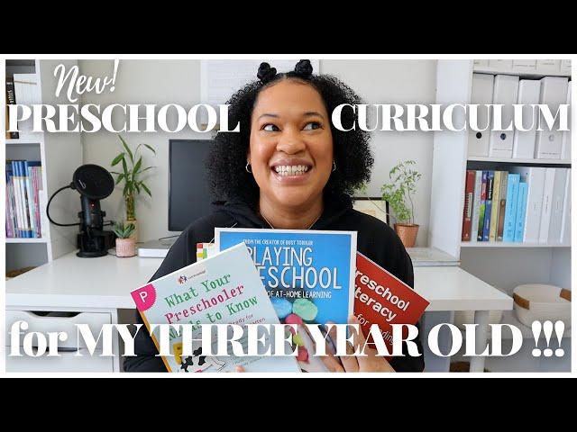 HOMESCHOOL PRESCHOOL CURRICULUM 2022 for my THREE YEAR OLD// PRESCHOOL at HOME for BEGINNERS