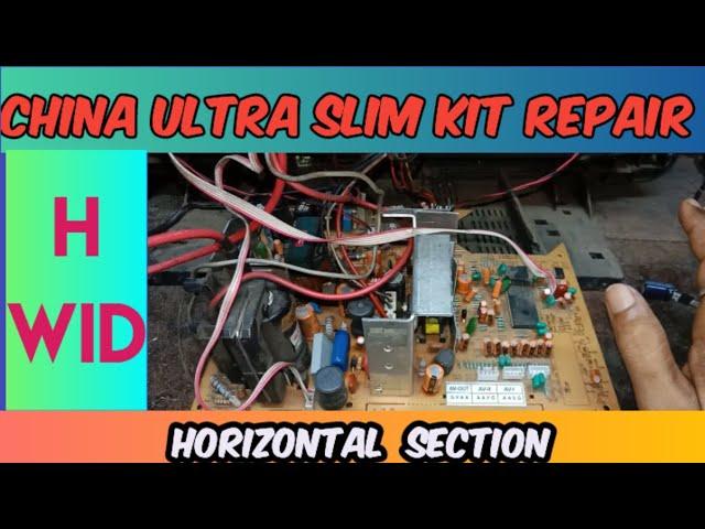 H WID Not working china ultra slim tv. \\  Local china Ultra slim colour TV kit repair.