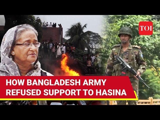 Sheikh Hasina's Tense Meeting With Bangladesh Army Chief: Sensational Details Out For The First Time