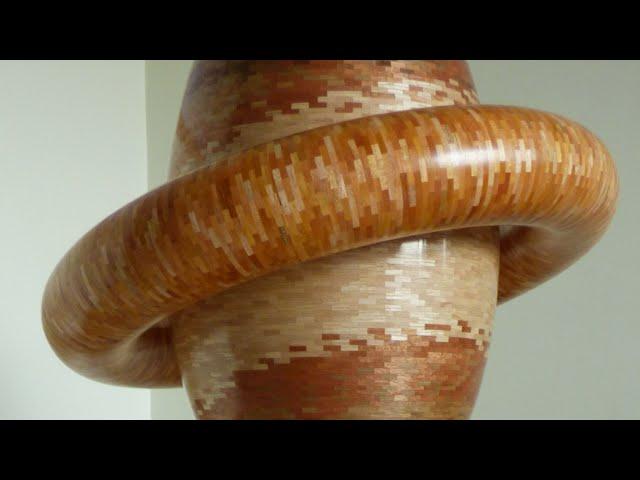 Woodturning A Big 30 000 segments Vase For 30k Subscribers