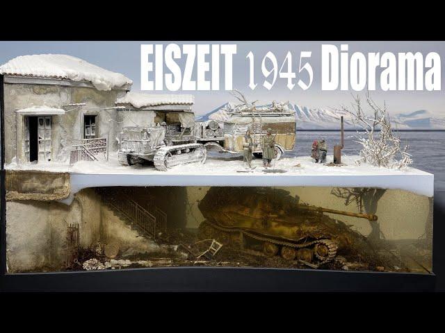 ICE AGE Italy 1945 DIORAMA / 10kg Epoxy Resin