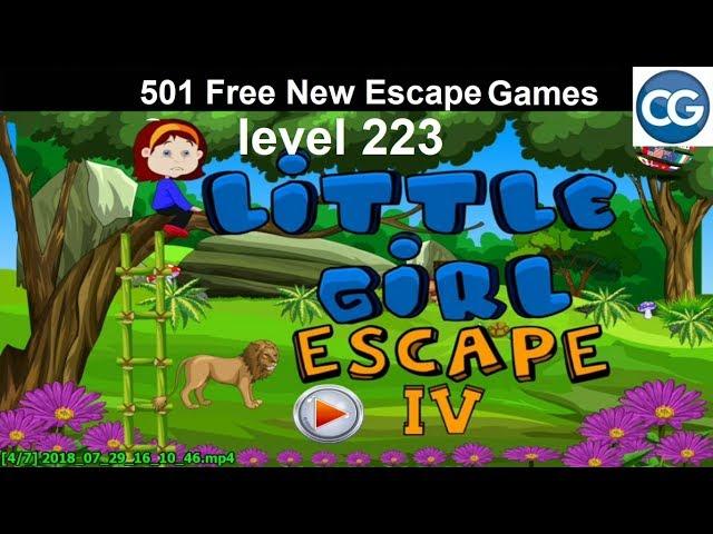 [Walkthrough] 501 Free New Escape Games level 223 - Little girl escape IV - Complete Game