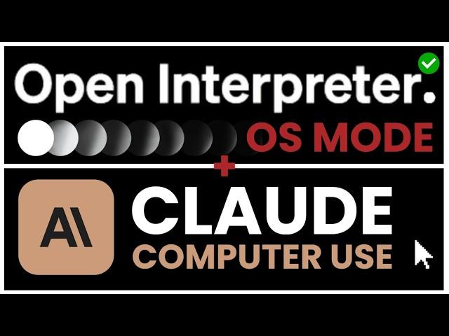 NEW Open Interpreter Claude Computer Use OS MODE! AI Agent Controls Computer + Browser Automation