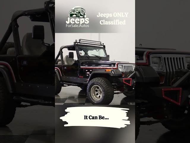  1991 Jeep Wrangler 4X4 for Sale! ️ Classic Off-Road Beast with 178,454 Miles  #JeepsForSale