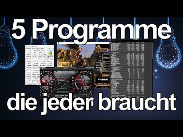 5 KOSTENLOSE PROGRAMME die jeder Gaming PC braucht!