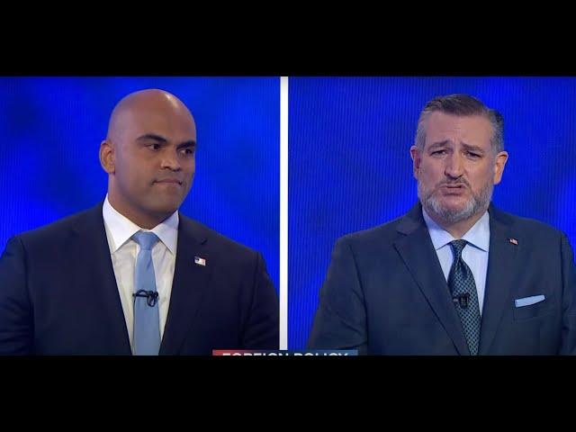 LIVE: Ted Cruz & Colin Allred SPAR in contentious DEBATE