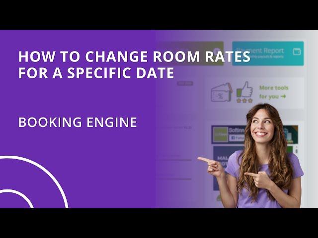 How to Change Room Rates for a Specific Date on Softinn Extranet (Hotel Booking Engine)