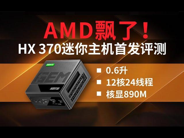 「首发」HX370/8845HS/6900HX三代迷你主机对比横评，天钡GEM10 370测试