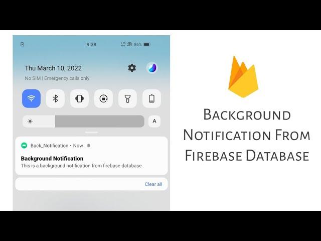 Firebase background notification service with sketchware