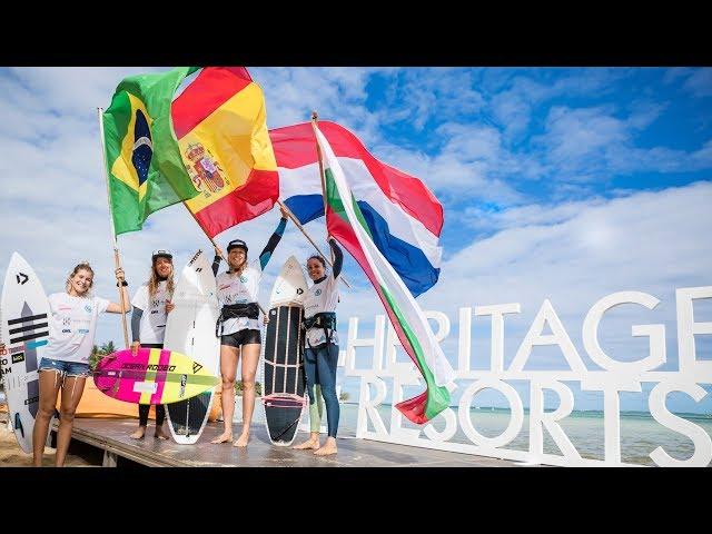 KITESURFING WAVES WOMEN'S SINGLE ELIMINATION FINAL | DAY 7 | GKA Mauritius