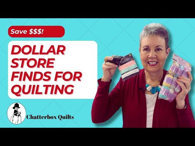 Dollar Store Finds for Quilting