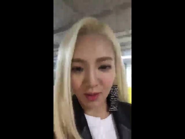 180118 Hyoyeon IG Live Full