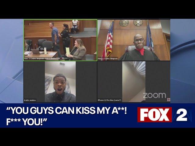 Man tells Michigan judge to "KISS MY A** and "F*** YOU"