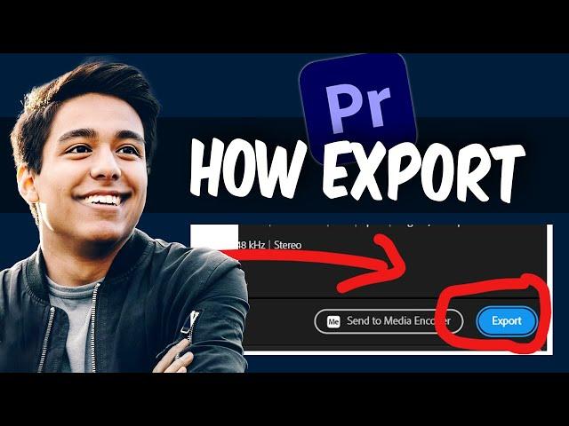 Adobe Premiere Pro 2024 How To Export Fast