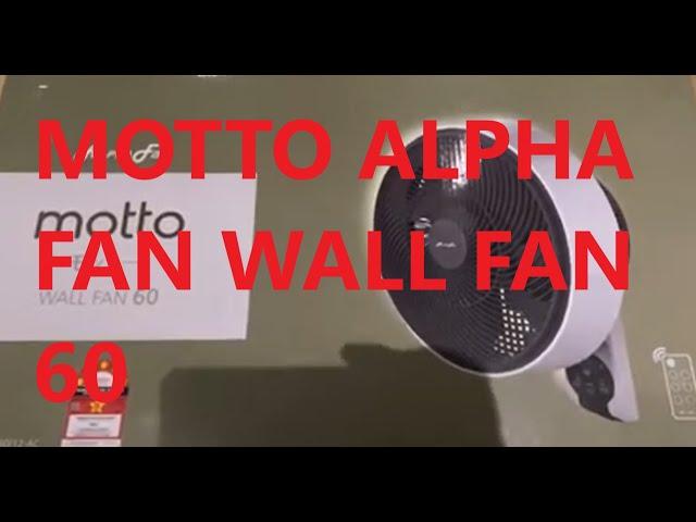 Alpha Fan -Motto wall fan 60 #alphafan