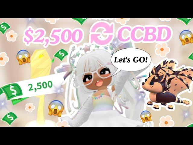 How to turn 2,500 Adopt Me! Bucks into a CCBD!!