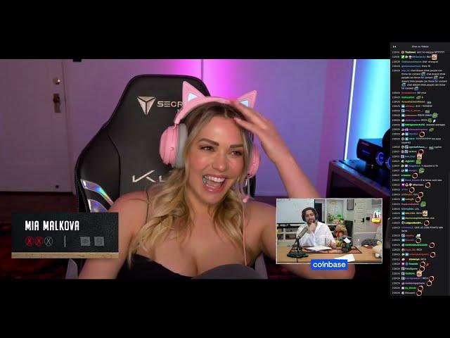 Mia Reveals Rich's Penis Size on Mizkif's Schooled