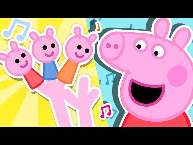 Five Finger Family  Peppa Pig Nursery Rhymes | Good Habits | Kids TV & Nursery Rhymes 