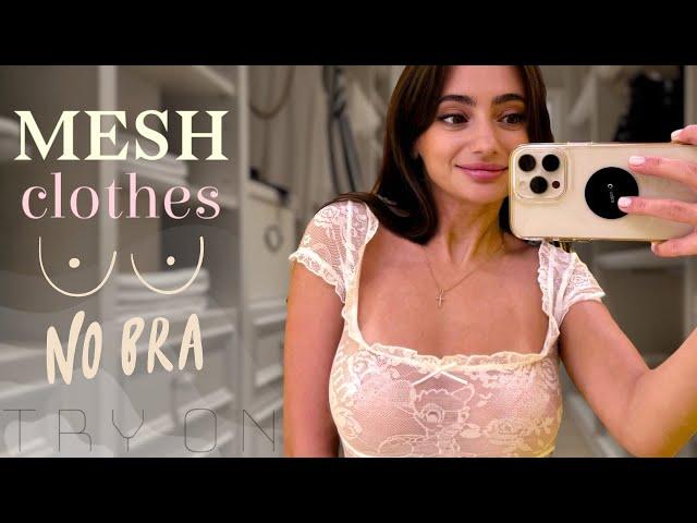 [4K] Wowimma’s Transparent Fashion Faves | Stunning Try-On Haul