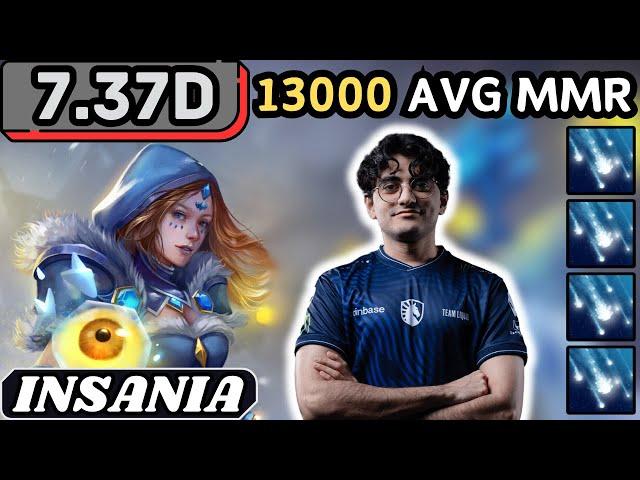 7.37d - Insania CRYSTAL MAIDEN Hard Support Gameplay 35 ASSISTS - Dota 2 Full Match Gameplay