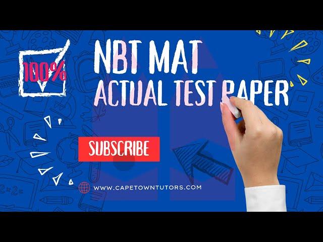 NBT MAT Past Questions Series Part 3 Trigonometry