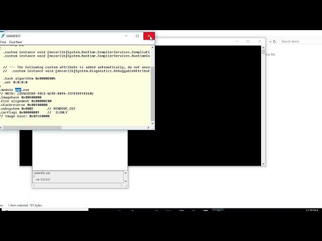 ILDASM and ILASM IN DOT NET.