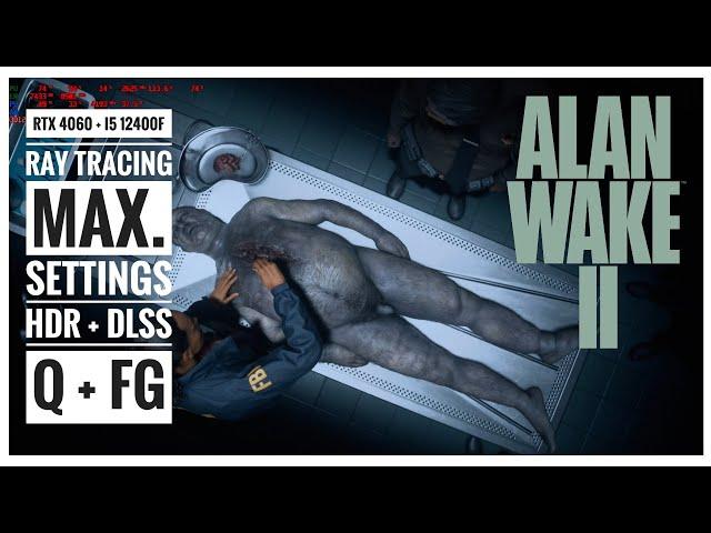 Alan Wake 2 | RTX 4060 | i5 12400F Gaming | 4K HDR | RAY TRACING #phdwallahgamer #alanwake2 #rtx4060