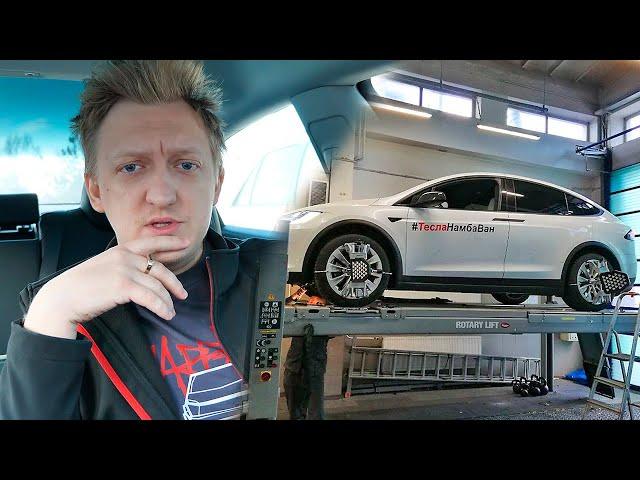 Ремонт Model X на 400.000 рублей..  СНИМАЮ скрытой камерой сотрудника Tesla