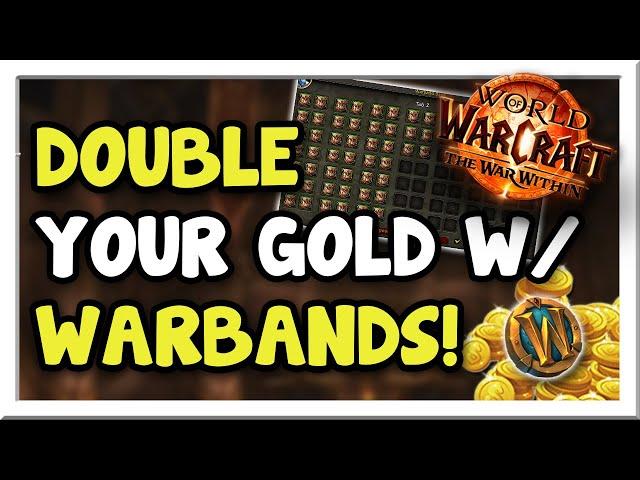 Make 90k+ Gold by Selling Items w/ your Warband Bank! | The War Within | WoW Gold Making Guide