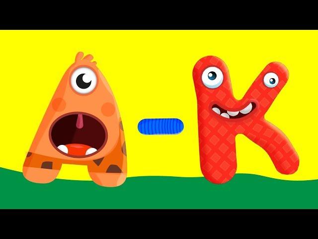 TURKISH Alphabet for kids | A to K ABC