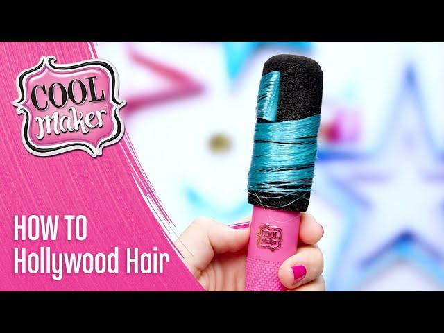 How To Make Cute Curls with the NEW Cool Maker Hollywood Hair Extension Maker!