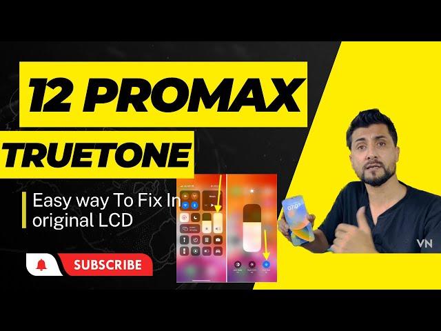 12 Promax Easy way To Restore Truetone original screen after Ic shift