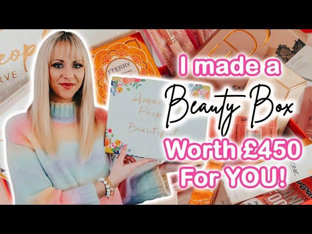 I Made a Deluxe Beauty Box FOR ONE OF YOU TO WIN *WORTH £450*! Unboxing It & Showing You Everything