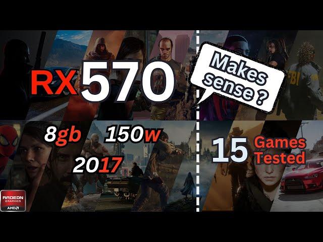 RX 570 8gb Tested in 14 Games (2024) | 1080p