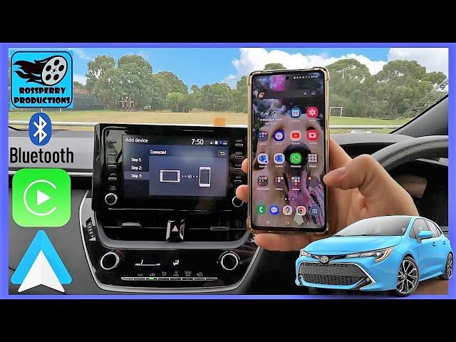 How to Bluetooth Connect to a Toyota Corolla Tutorial (Android Auto & Apple Car Play)