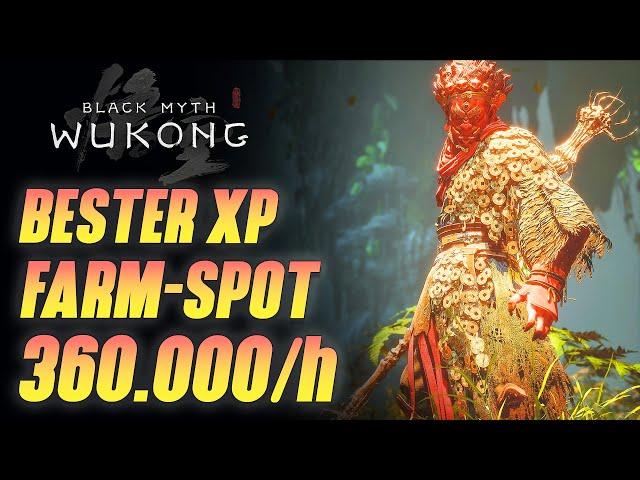 BESTER XP Farmspot für Geisteressenz - 360000 XP/h - Schnell leveln - Black Myth Wukong Tipps Guide