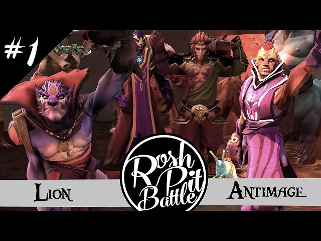 ROSH PIT BATTLE #1 | LION vs ANTI-MAGE | DOTA VERSUS RAP BATTLE