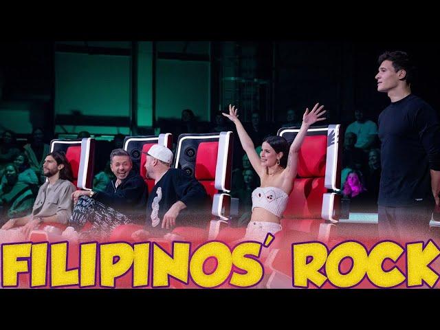 BEST FILIPINO COVERS ON THE VOICE | FILIPINOS ROCKED JUDGES SHOCKED