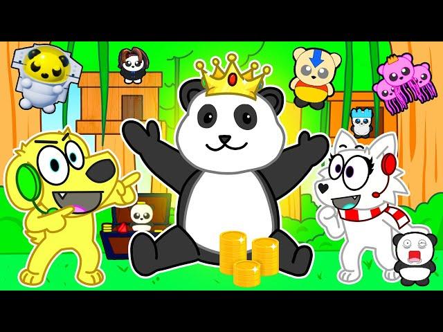 Unlocking ALL MYTHICAL PANDAS on Roblox FIND THE PANDAS!!