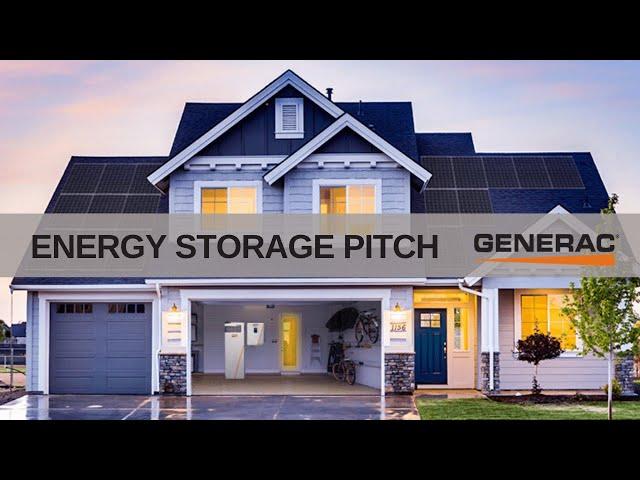 Energy Storage Pitch | Solar Professionals | Generac Clean Energy & Soligent Distribution