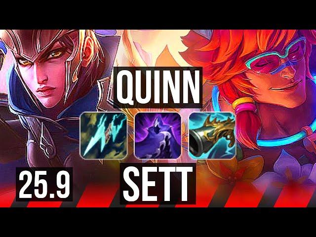 QUINN vs SETT (TOP) | KR Master | 25.9